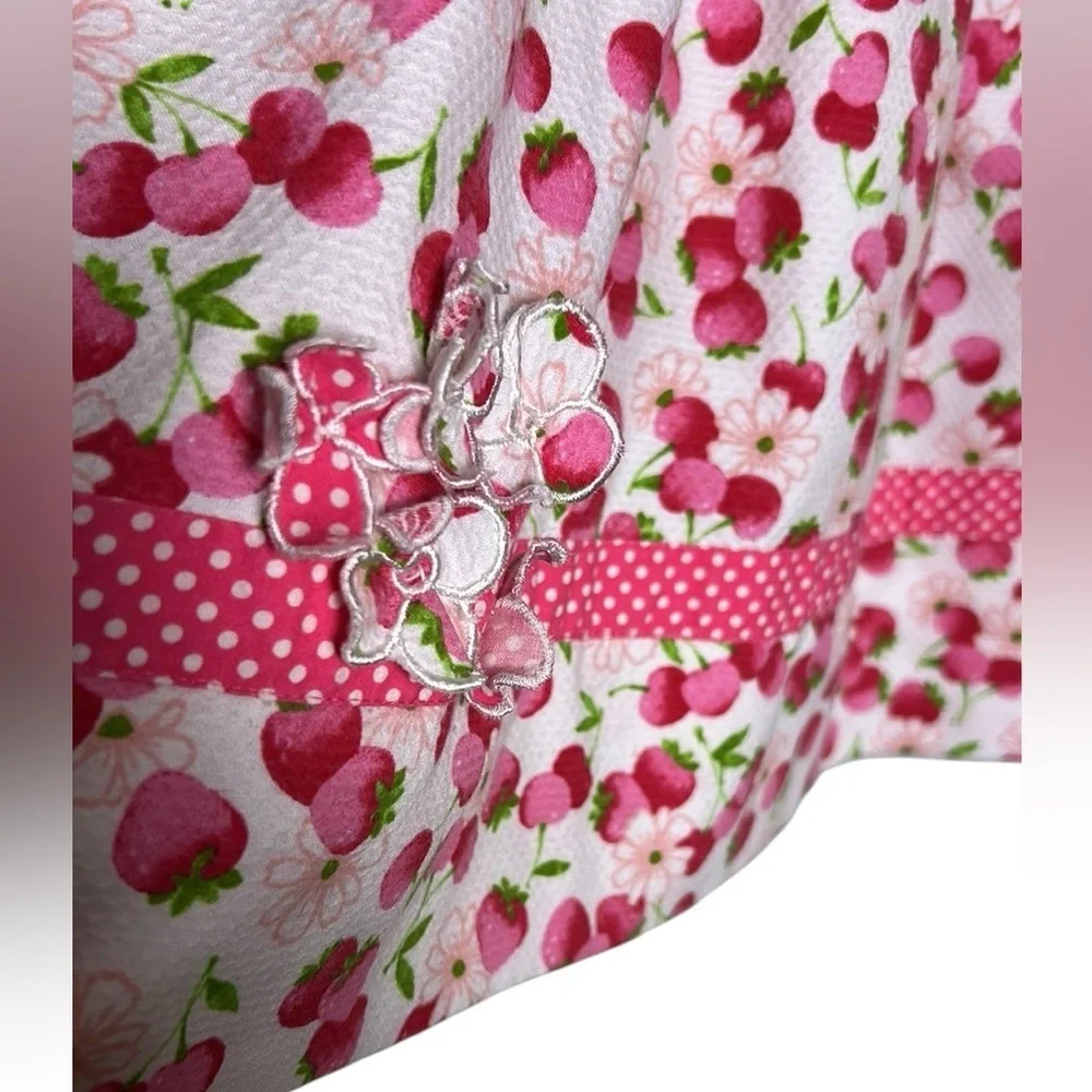 Sarah Louise kids formal dress,floral cherries,pageant,photo
sz 6? PTP 11.5 - Picture 4 of 16
